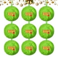 thumbnail image 1 of PEONAVET Christmas Lime Green Furry Ball Ornaments,Soft Faux Fur Hanging Christmas Tree Decorations for Xmas Tree Party Gift Supplies, 1 of 8