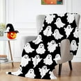 thumbnail image 1 of Under $1! PEONAVET Halloween Ghost Blanket Soft Cozy Fluffy Throw Blanket Lightweight Velvet Bed Blanket for Couch Sofa, 1 of 8
