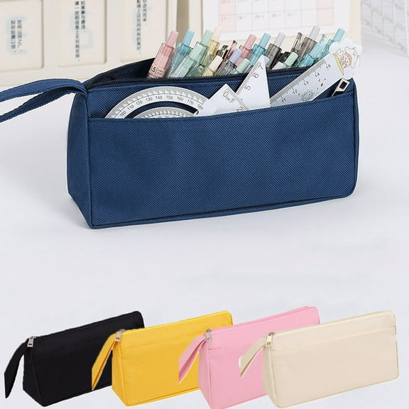 Under $1 Pencil Case, Hwkond And Portable Large Capacity Pencil Case Stationery Bag Back to College