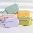 thumbnail image 1 of Under $1 Pencil Case, Corduroy Pencil Case Storage Bag High-end High Value Large Capacity Pencil Case Back to College, 1 of 4