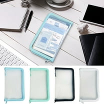 Under $1 Pencil Case, Hwkond Mesh Pen Bag for Adults And Teenagers Large Capacity Bag Solid Pen Wide Opening Zipper Back to College