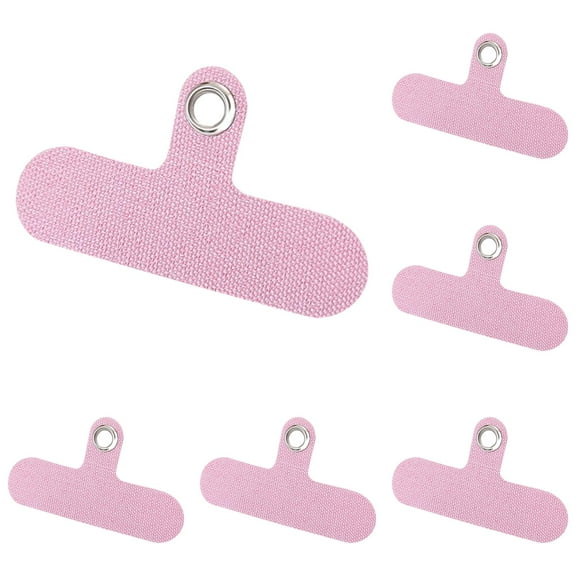 Under $1 Phone Tether Tab, Detachable Phone Lanyard Strap Patch, Anti-Loss Accessory for Secure Phone Carrying, Phone Lanyard Stickerpink, by Elapind