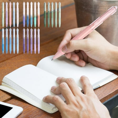 Under $1 Xuniizn Gel Pens 15ml Large Capacity - Movable Tip Stationery - High-Appearance Exam Special Ballpoint Pen - Black Ink Pens Bulk For Office