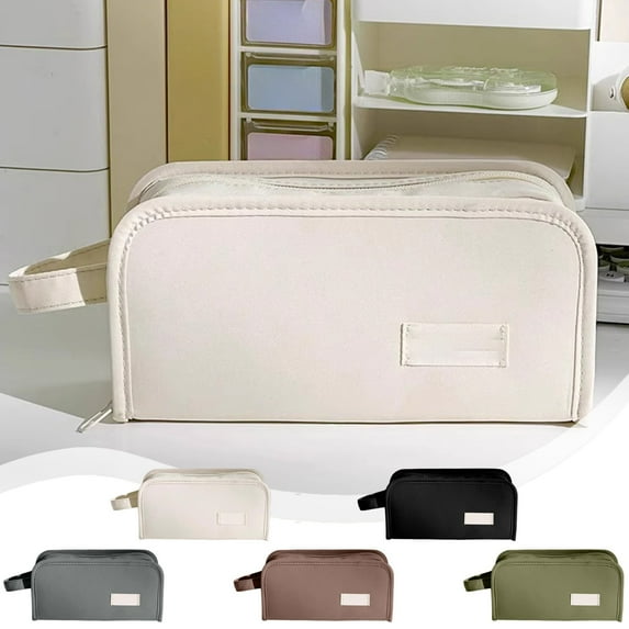 Under $1 Xuniizn Pencil Case Large Capacity Pencil Pouch - Double Pull Zipper Pencil Box for Office Supplies, Multifunctional Pencil Bag