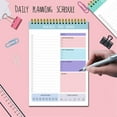 thumbnail image 1 of Under $1 Xuniizn Todo List Notepad Daily - Notebook Undated Task Management - 60-Sheet Agenda Notebooks For Work - Writing Pads With Section Dividers, 1 of 4