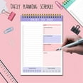 thumbnail image 1 of Under $1 Xuniizn Todo List Notepad Daily - Notebook Undated Task Management - 60-Sheet Agenda Notebooks For Work - Writing Pads With Section Dividers, 1 of 4