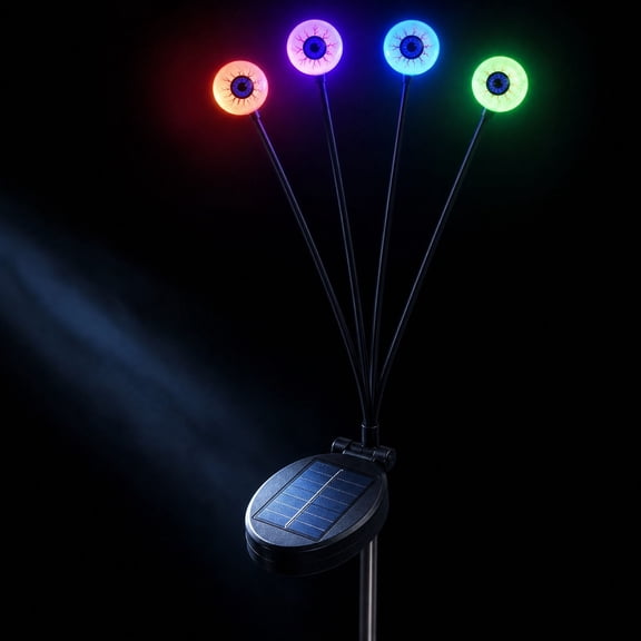 Under 1 dollar Halloween Savings Halloween Ghost Eyes Solar Powered Stake Lights Halloween Decorations indoor Outdoor