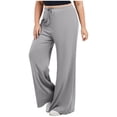 thumbnail image 1 of Under $10 Baggy Pants for Women Loose-fit Gym Athletic Drawstring Pant Lightweight Casual Breathable Plus Size Trousers, 1 of 6