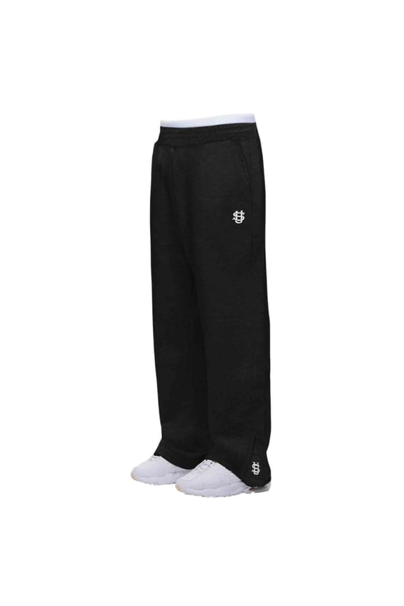 Under $10 Baggy Sweatpants for Men Wide Leg Sweats Pants Fall Winter Open Bottom Joggers with Pockets Athletic Loose Fit Trousers