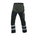 thumbnail image 1 of Under $10 Construction Work Pants for Men, Hi Vis Reflective High Visibility Safety Traffic Work Cargo Pants with Zipper Pockets, 1 of 3
