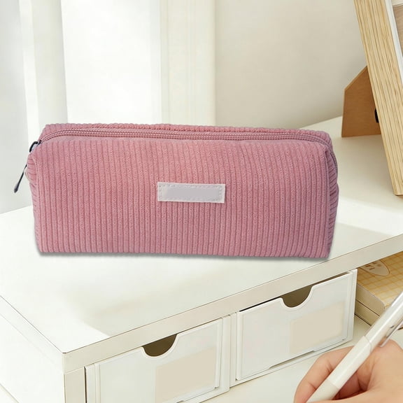 Under 10 Dollars! YZEGDCH Large Pencil Pouch, Big Capacity Pencil Bag Handle Back to Supplies