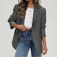 thumbnail image 1 of Under10 EGNMCR Blazers for Women Business Casual Long Sleeve Lapel Fall Open Front Suit Jacket Work Office Blazer Suit Dressy Lightweight Jackets Outfits with Pockets Fall Winter, 1 of 9