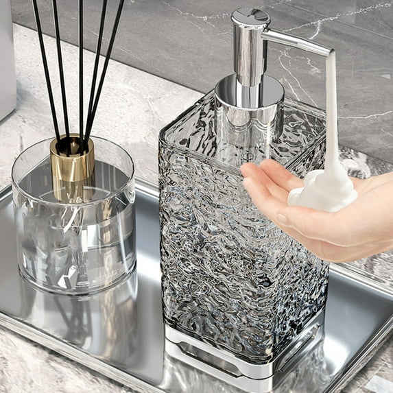 Under $10 HuiXinOu Foaming Soap Dispenser, Refillable and for Bathroom, Foam Pump for Soap and Body Wash, Under $10, Convenient Holiday Saving Gifts