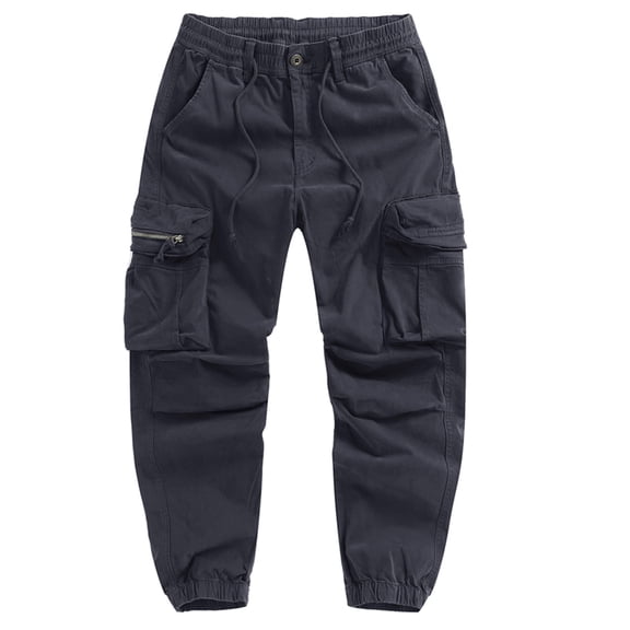 Under $10 Men's Hiking Tactical Pants Lightweight Cinch Bottom Outdoor Climbing Military Cargo Trousers with Pockets