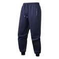 thumbnail image 1 of Under $10 Mens Fleece Jogger Sweatpants Elastic Waist Drawstring Sherpa Lined Pants Winter Warm Pant with Zipper Pockets, 1 of 4