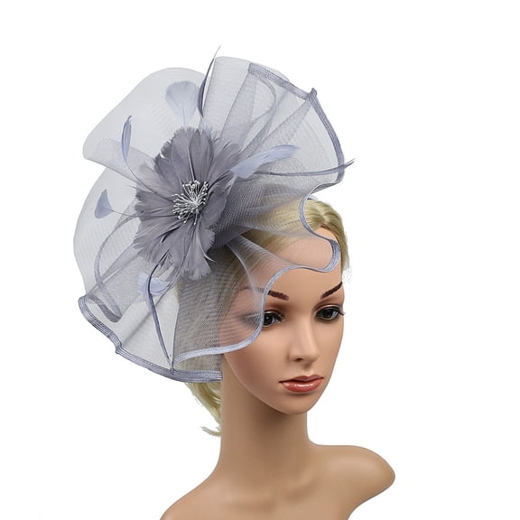 Under $ 10 Party Elegant Fashion Headwear Womens Clip On Decorative Head Hat Fashion for Wedding Events