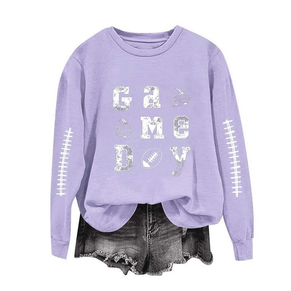 Under $10 RKSTN Plus Size For Womens Crewneck Sweatshirts Crewneck Casual Lightweight Tops Comfy Fall Fashion Winter Clothes