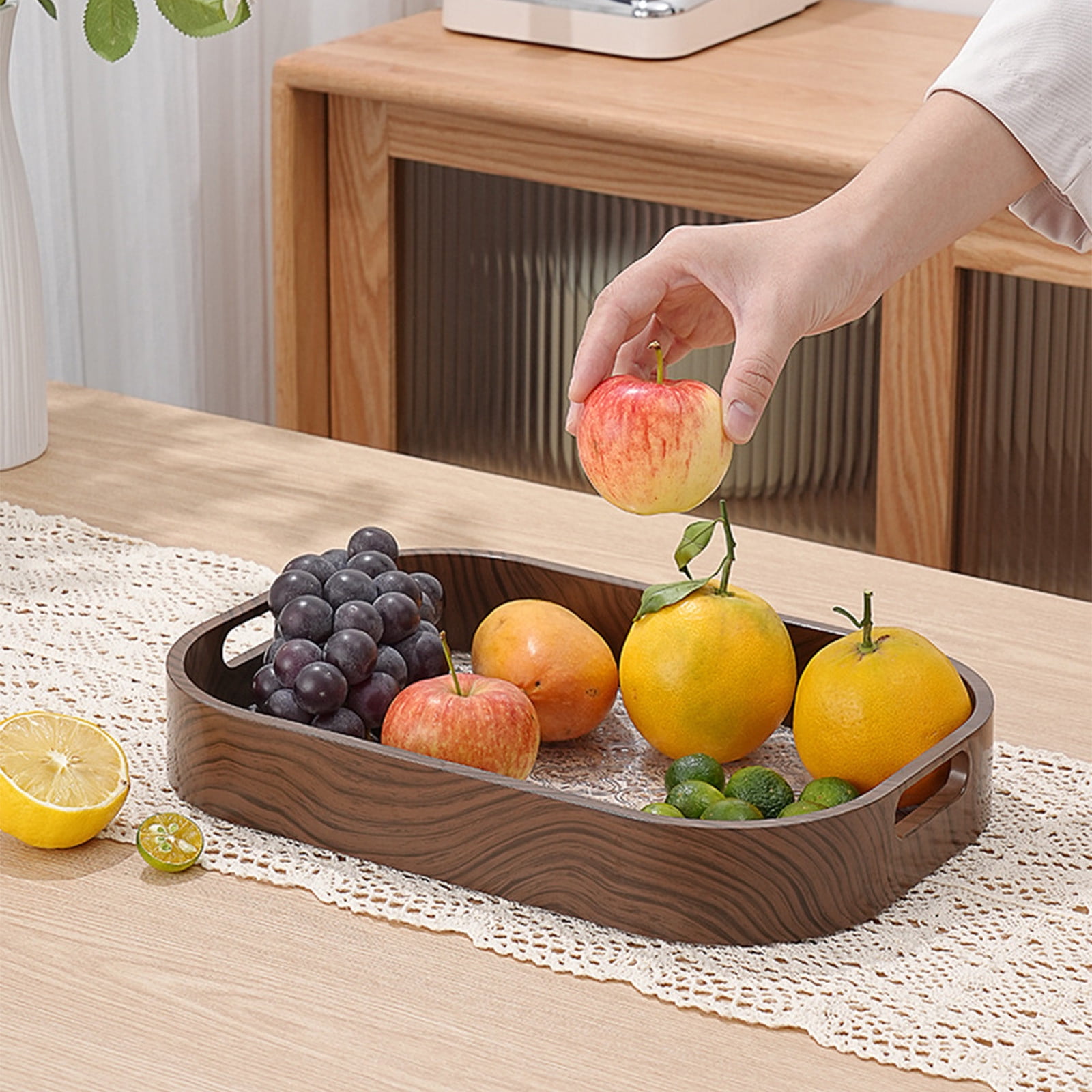 Under 10, Serving Trays with Handle - Bar Tray,Dessert Tray,Coffee ...