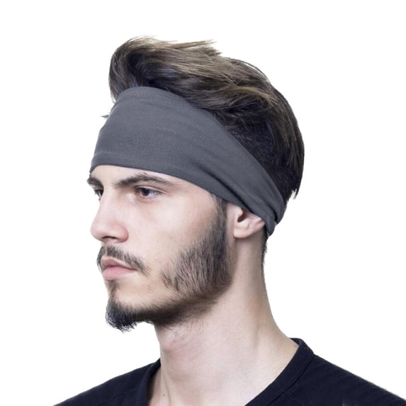 Under $ 10 Soft Stretchy Sports Headband Light Comfort Hair Wrap Men Women All-match Daily Outdoor Hairstyle Tool
