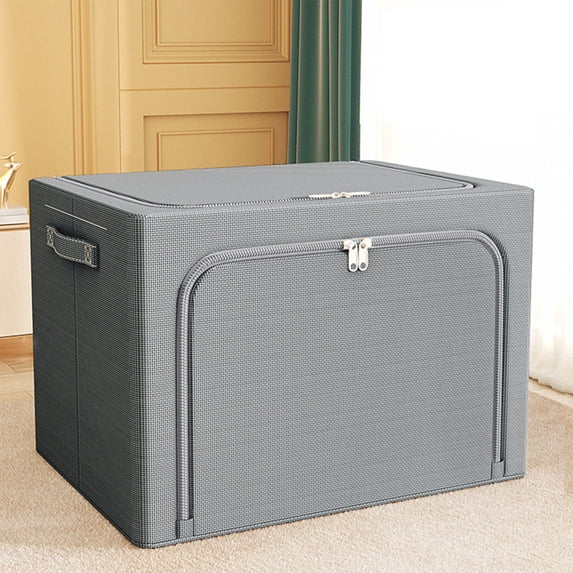 Under $10 Storage Bins, Hwkond Clothes Storage Box Home Closet Clothes Quilt Fabric Organizer Oversized Capacity Oxford Cloth Storage Bag Sub