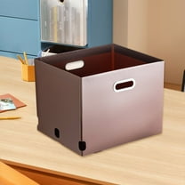 Under $10 Storage Bins, Hwkond Foldable Portable Storage Box Desktop Books Student Dormitory Clothing Storage Box Toy Storage Box