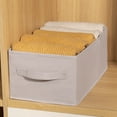 thumbnail image 1 of Under $10 Storage Bins, Hwkond Wardrobe Clothes Storage Box Clothes Organizing Box Fabric Household Pants Storage Box Artifact Drawer Folding, 1 of 4