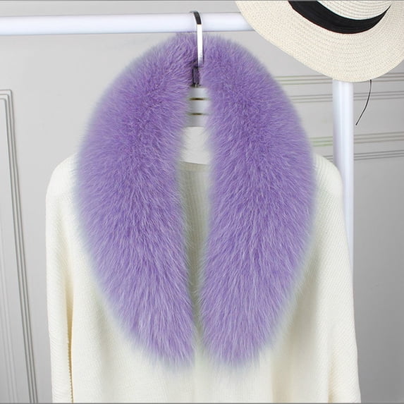 Under $ 10 Thick Fluffy Plush Collar Neck Scarf for Ladies Cozy Thermal Neck Wrap Accessory for Chilly Winter Days