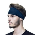 thumbnail image 1 of Under $ 10 Unisex Elastic Sports Hairband Light Breathable Outdoor Leisure Head Wrap for Summer Workout Running Use, 1 of 3