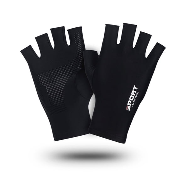 Under $ 10 Unisex High Elastic Half Finger Sports Gloves Breathable Light Summer Cycling Outdoor Fitness Hand Accessory
