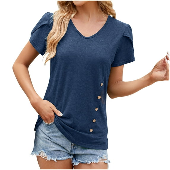 Under $10 Womens Summer Tops Dressy Casual Juniors Tops Women's White Tshirt Womens Graphic Tshirts Women Shirts Summer Casual Outfits for Women