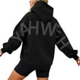 thumbnail image 1 of Under 10 dollars! Christian Hoodies For Women Oversized Plus Size Sweatshirts Fashion Drawstring Long Sleeve Casual Pullover Tops, 1 of 6