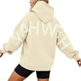 thumbnail image 1 of Under 10 dollars! Christian Hoodies For Women Oversized Plus Size Sweatshirts Fashion Drawstring Long Sleeve Casual Pullover Tops, 1 of 6