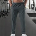 thumbnail image 1 of Under 10 dollars! Men's Casual Athletic Pants Lightweight Quick Dry Running Traning Pants Gym Sweatpants with Zipper Pockets, 1 of 5