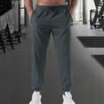 thumbnail image 1 of Under 10 dollars! Men's Casual Joggers Pants Cotton Elastic Waist Drawstring Chino Pants Hiking Outdoor Track Sweatpants, 1 of 5