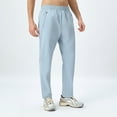 thumbnail image 1 of Under 10 dollars! Mens Athletic Pants Stretch Quick Dry Running Pants Elastic Waist Workout Gym Sport Pants with Zipper Pockets, 1 of 3