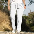 thumbnail image 1 of Under 10 dollars! Mens Lightweight Sweatpants Open Bottom Jogger Yoga Pant Casual Athletic Elastic Waist Drawstring Pants with Pockets, 1 of 9