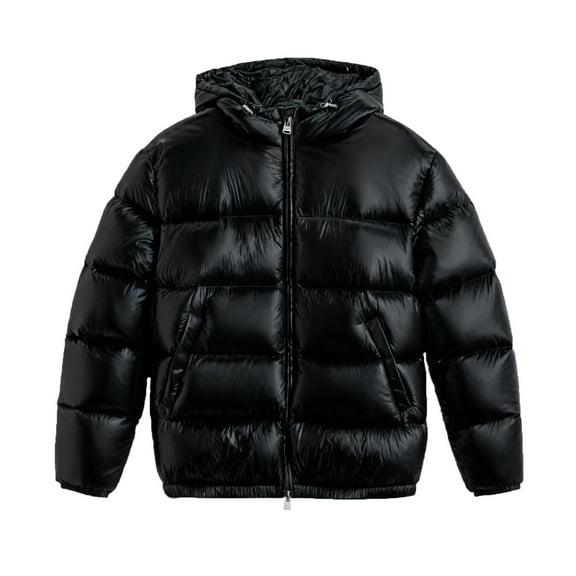 Under 10 dollars! Mens Puffer Jacket Warm Jackets for Men Men's Lightweight Winter Work Navy Blue Coats Coat Long and with Hood Hoode