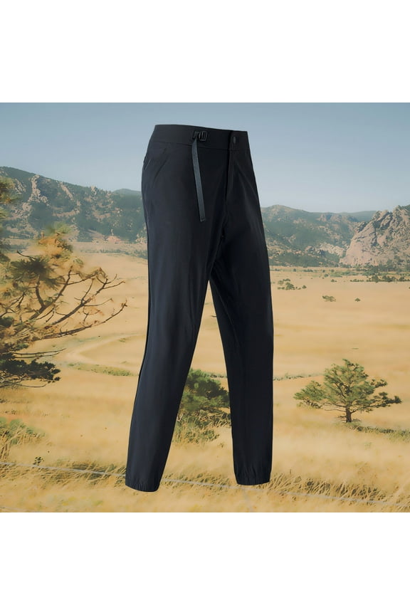 Under 10 dollars! Outdoor Trousers for Men Casual Thin Pants Mountaineering Windproof Trousers Stretchy Athletic Pants Spring Summer
