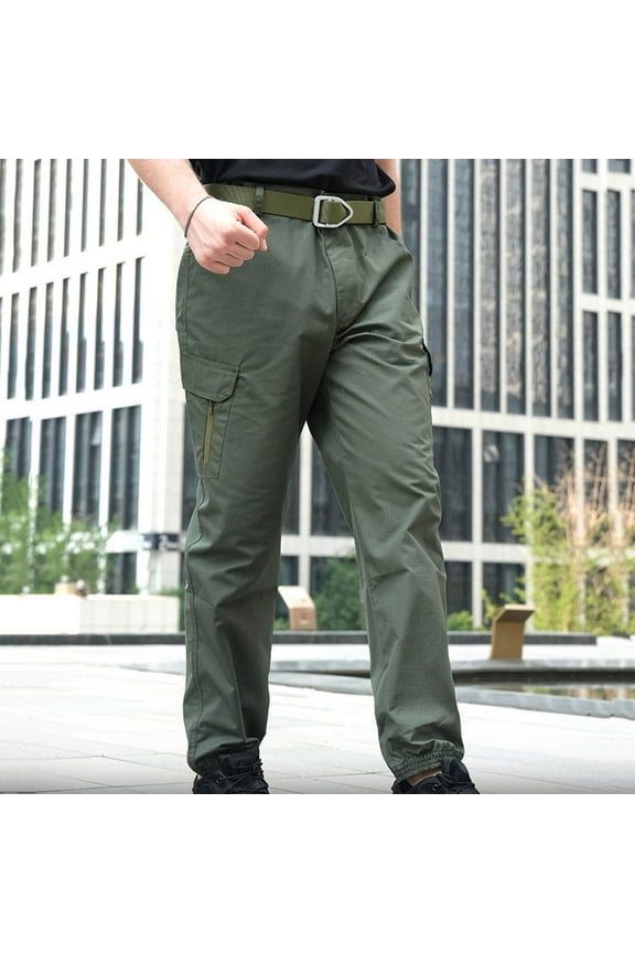 Under 10 dollars! Tactical Pants for Men Stretch Ripstop Work Water Resistant Flex Cargo Pants Lightweight Operator Utility Pant