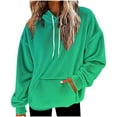 thumbnail image 1 of Under 10 dollars! Women Gradient Oversized Hoodies Winter Warm Fleece Pullover Tops Thermal Sherpa Fuzzy Hooded Sweatshirt with Pocket, 1 of 5