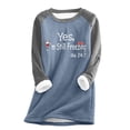 thumbnail image 1 of Under 10 dollars! Yes,I'm Still Freezing -Me 24:7 Sweatshirt for Women Winter Fleece Lined Warm Shirts Casual Solid Loungewear Tops, 1 of 5
