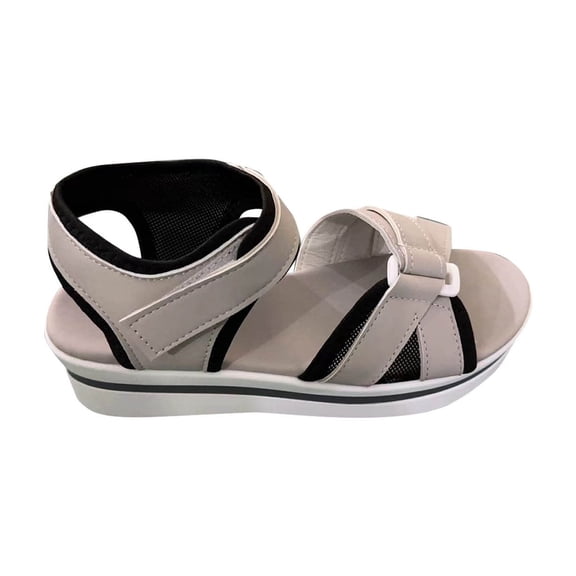 Under $15 Sandals Women, Xunlbb Women's Summer Size Open-toe Jiggle Sandals With Wedge And Fish Mouth(White,Size:36)