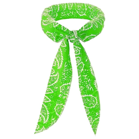Under $2 Towel Scarves , Cooling Scarf Wrap - Reusable Ice Neckband for Sports & Outdoor Activities, Neck Gaitersgreen, by Elapind