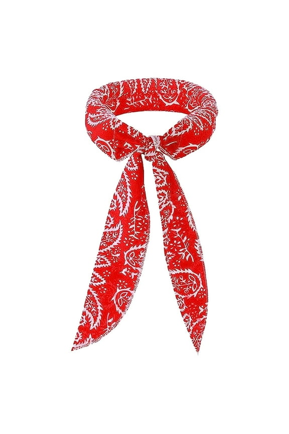 Under $2 Towel Scarves , Cooling Scarf Wrap - Reusable Ice Neckband for Sports & Outdoor Activities, Neck Gaitersred, by Elapind
