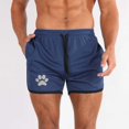 thumbnail image 1 of Under $20 Shorts Men, Xunlbb Man Printing Casual Sports Running Training Pocket Drawstring Shorts, 1 of 6