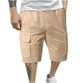 thumbnail image 1 of Under $20 Shorts Men, Xunlbb Men Summer Outdoors Casual Drawstring Printing Sport Shorts Pants, 1 of 6