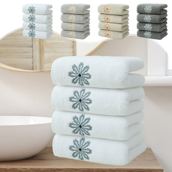 Under $20 Washcloth, Towel 4 Pcsborder Europe And The United States Foreign Trade Wholesale Absorbent Dry Face Towel Washcloth