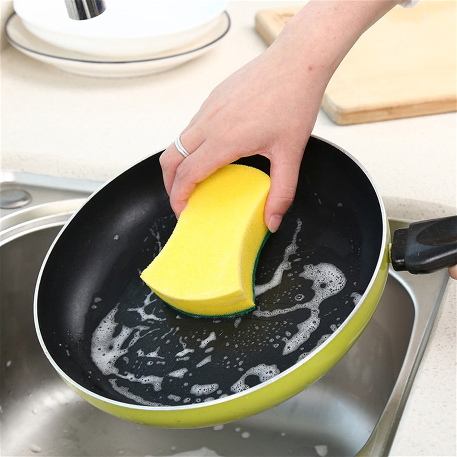 Under 25, Kitchen Emery Clean,Rust Remover Sponge,Stain Eraser,Non ...