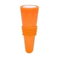 thumbnail image 1 of Under $5 1X Wine Cork,Silicone Wine Stopper Orange,Wine Bottle Stopper Color Silicone + Stainless Steel Wine Stopper Beverage Bottle Stopper, 1 of 1