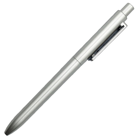 Under $5 Ageoie Ballpoint Pens Retractable 1 Pack 1.0 Mm Medium Point Black Ink Push-Button Neutral Ballpoint Pen for Work Office Gray